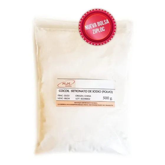 Tensioactivo Sci En Polvo X 500 G Fabricación Shampoo Sólido