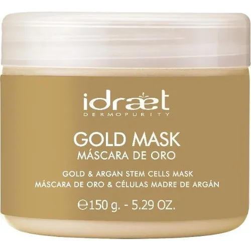 Mascarilla facial para piel Idraet Gold Mask 150g