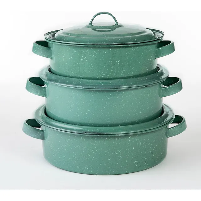 Juego De Budineras Cinsa 6 Piezas Kiara Verde Jade