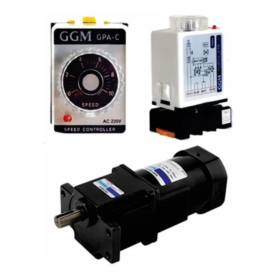 Motor Y Reductor Monofasico De120w Con Variador De Velocidad