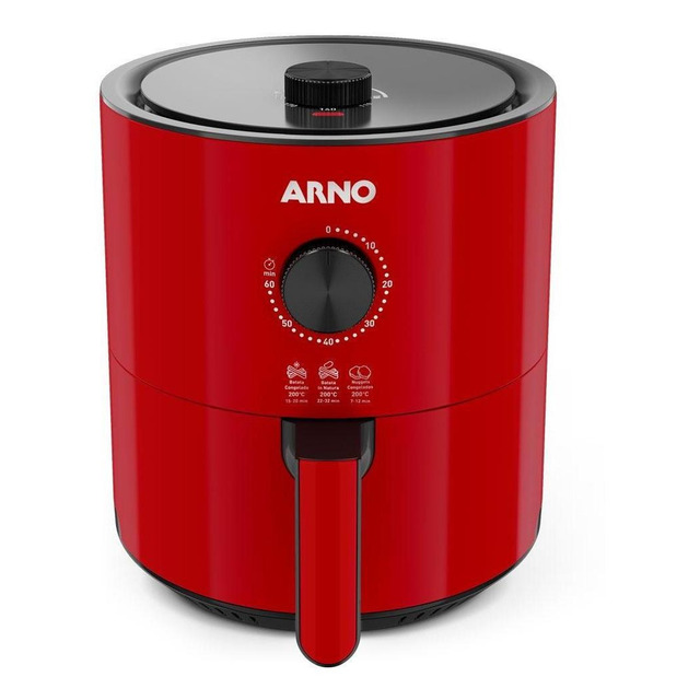 Airfryer Arno Ultra Mecânica Vermelha Ufyv Cor Vermelho 127v Airfryer Arno Ultra Mecânica Vermelha Ufyv Cor Vermelho 127v