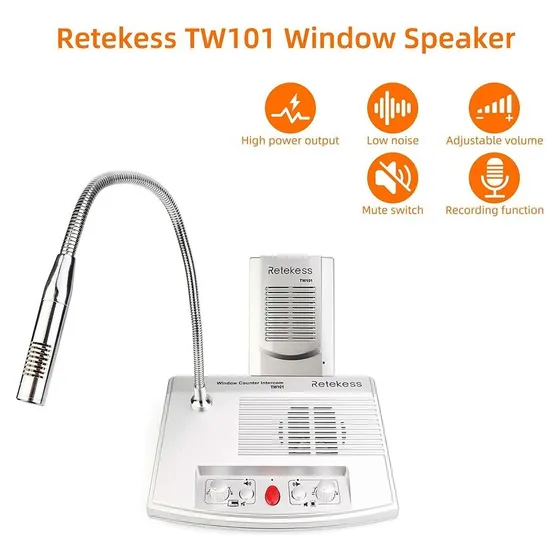 Intercomunicador Para Ventana De Atencion Al Publico