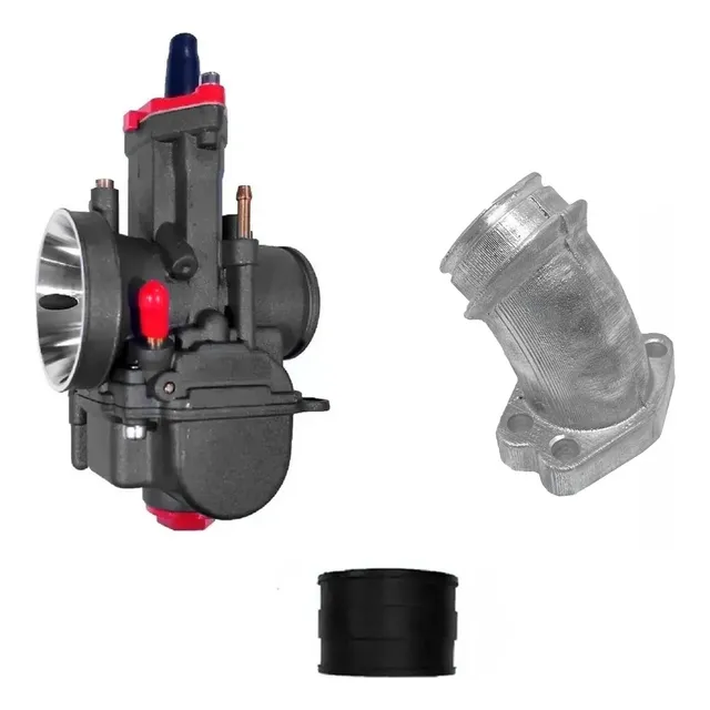 Boca Admision + Carburador Cortina Plana Smash Biz Bit 110 
