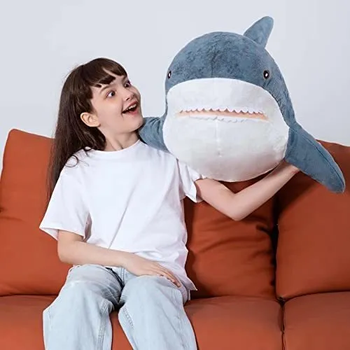 Morismos Giant Stuffed Animal Shark Plush, Shark 7lt8n