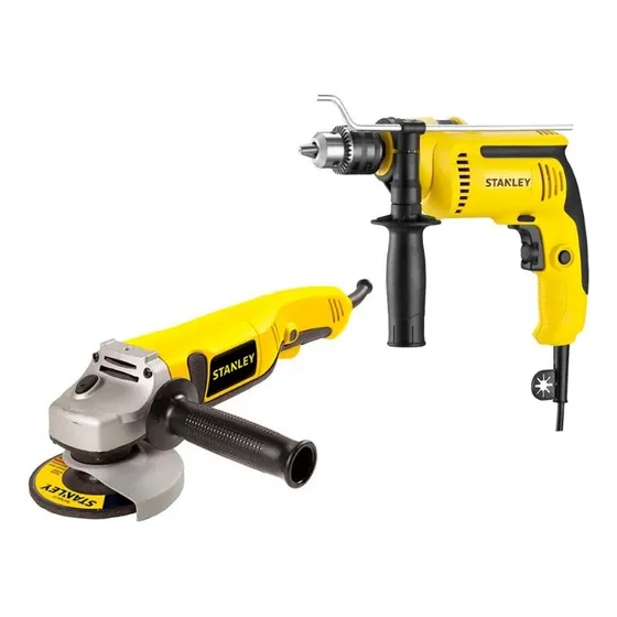 Amoladora Esmeril 1000w + Taladro Percutor 700w Stanley