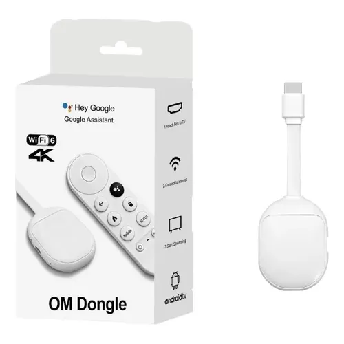 Google Chromecast with Google TV 4ª geração Com comando de voz