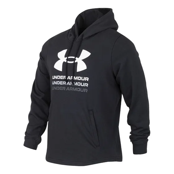 Buzo Capucha Under Armour Rival Terry Negro Solo Deportes