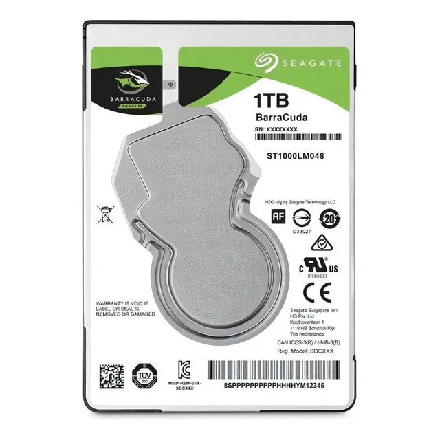Disco Duro Sata 1tb 1000gb Seagate Barracuda 2.5'' 7mm Lapto Color Gris