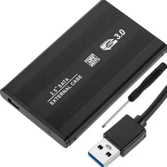 Case Disco Duro Externo 2.5 Para Laptop Cable Sata Usb 3.0