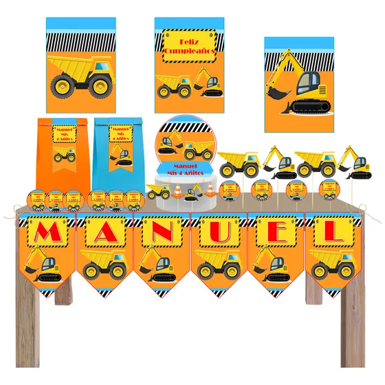 Cotillon Personalizado Infantil Para 10 Chicos