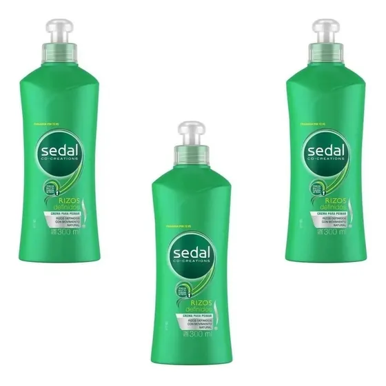 Sedal Rizos Definidos Crema Para Peinar X 300 Ml 3 Un