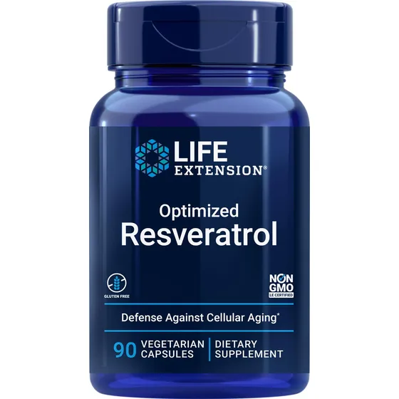 Resveratrol Optimizado Supplement Life Extension 90 Cápsulas