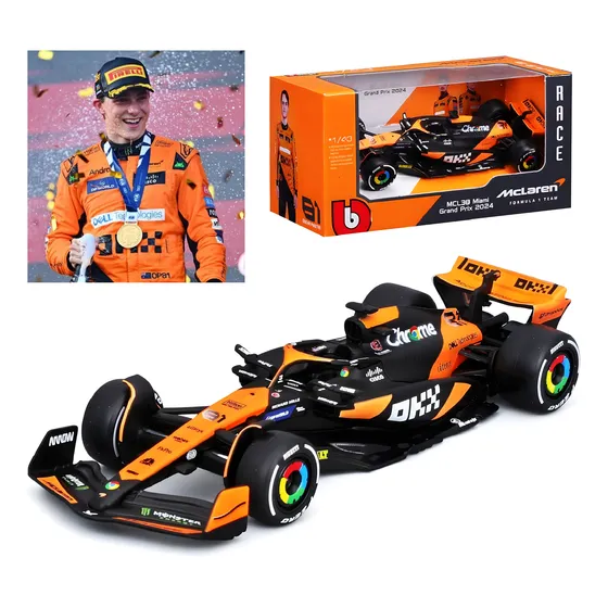 Mclaren Mcl28 Miami Gp #81 2024 O. Piastri - F1 Burago 1/43