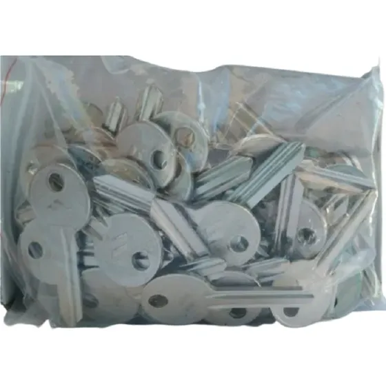 Llaves En Blanco Tipo Cisa 5 Pines Pack 50 Unds 