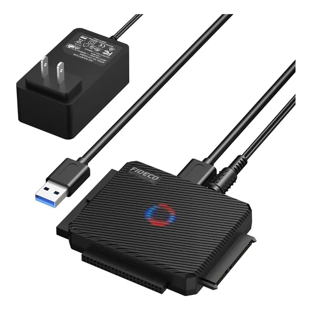 Adaptador Sata Ide A Usb 3.0,convertidor De Cable Ssd 12v 2a