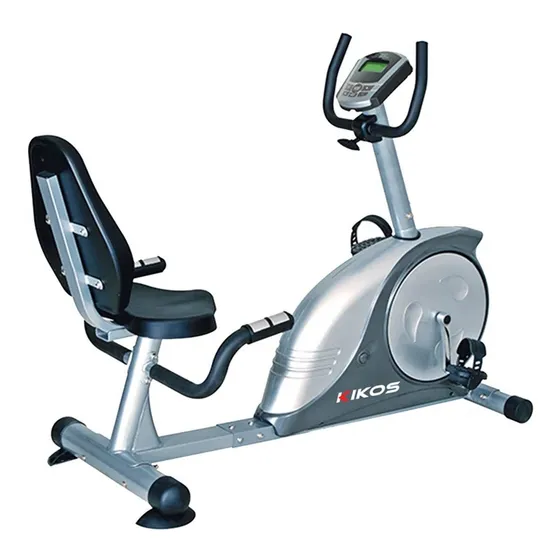Bicicleta Ergométrica Kikos Kr5.6 Cor Cinza 127/220V