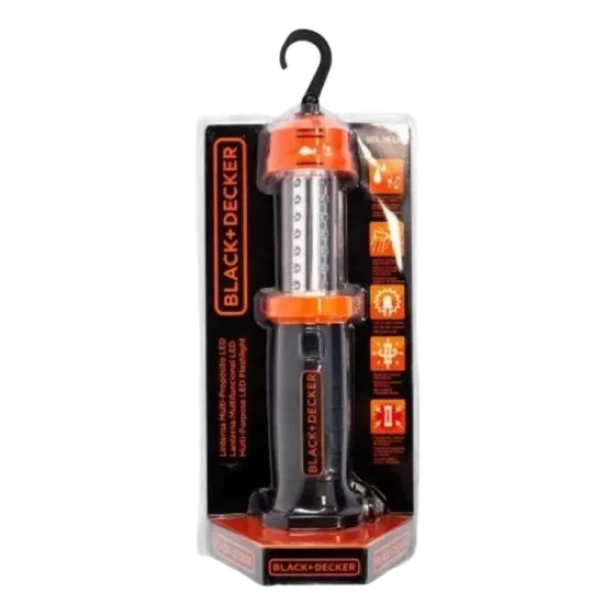 Linterna Black & Decker Bwl26 Recargable + Pincel  N15 Ofert