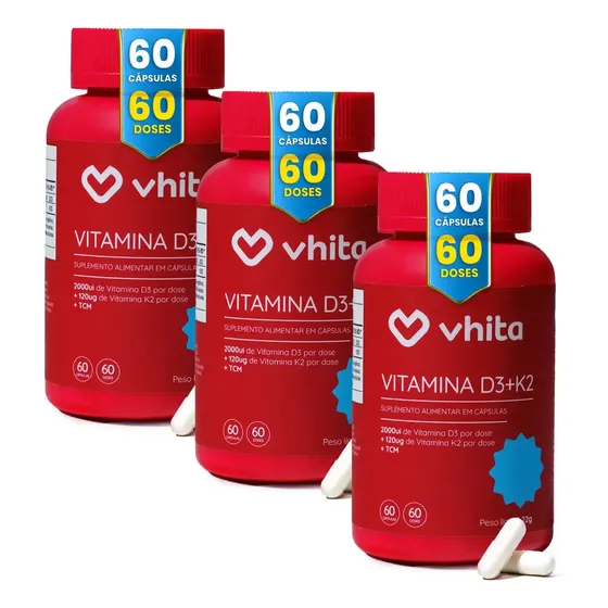 Vitamina D3+K2 60 cáps