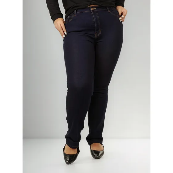 Pantalón Mujer Curvy Cierre Y Botón 5 Bolsas Red Sky