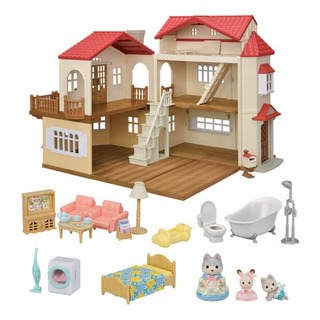 Set De Regalo Red Roof Country Home Calico Critters Set De Regalo Red Roof Country Home Calico Critters