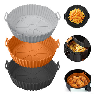 Paquete De 3 Silicona Para Freidora Aire, Accesorios Silicon Paquete De 3 Silicona Para Freidora Aire, Accesorios Silicon