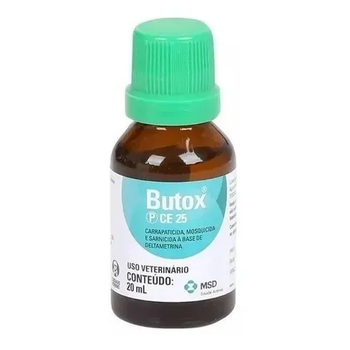 Butox Garrapaticida, Pulguicida 20ml. X 2 Und. Deltrametrina
