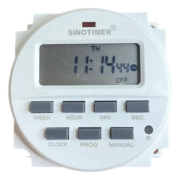 Temporizador Timer Tm618sh-1 Segundos Semanal 7 Dias 110v
