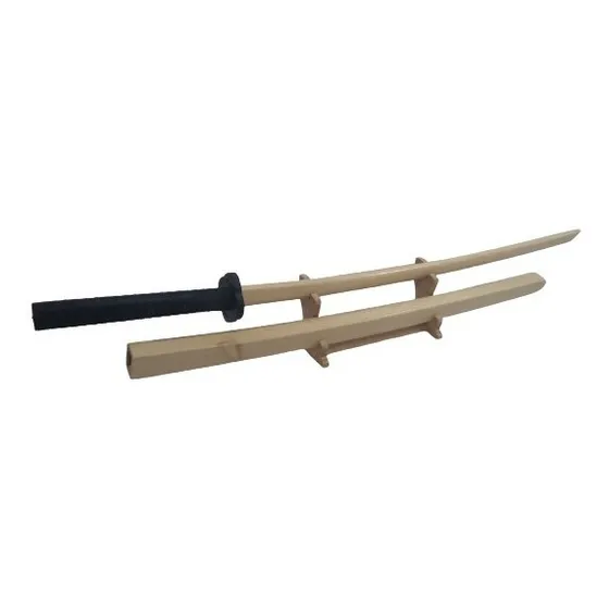 Katana Boken Com Bainha E Suporte - Espada Em Madeira