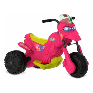 Moto Elétrica Infantil - Xt3 Pink - 6v - Rosa - Bandeirante Moto Elétrica Infantil - Xt3 Pink - 6v - Rosa - Bandeirante