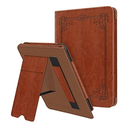 Fintie Funda Con Soporte Para Kindle Paperwhite De 6.8 Pulgadas Y Kindle Paperwhite Signature Edition (11ª Generación, 2021) Funda De Piel Sintética De Alta Calidad Con Ranura Para Tarjeta Y Correa