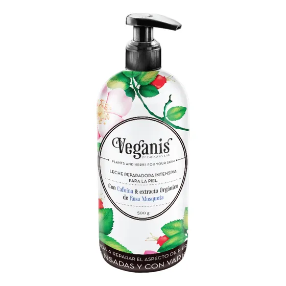 Crema Humectante Veganis Rosa Mosqueta Para Cuerpo 500g