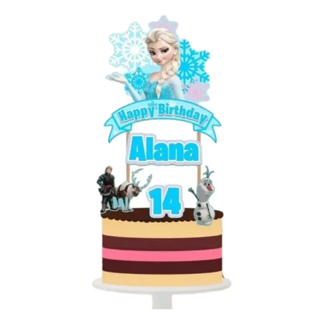 Frozen Cake Topper Adorno Para Tortas  