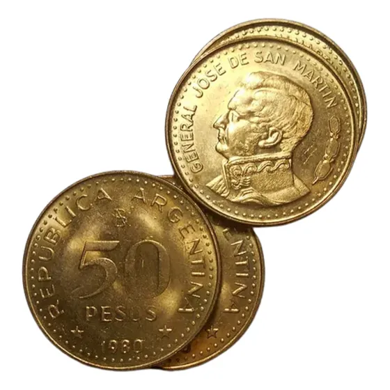 Argentina 50 Pesos 1980 San Martin - Impecables !!