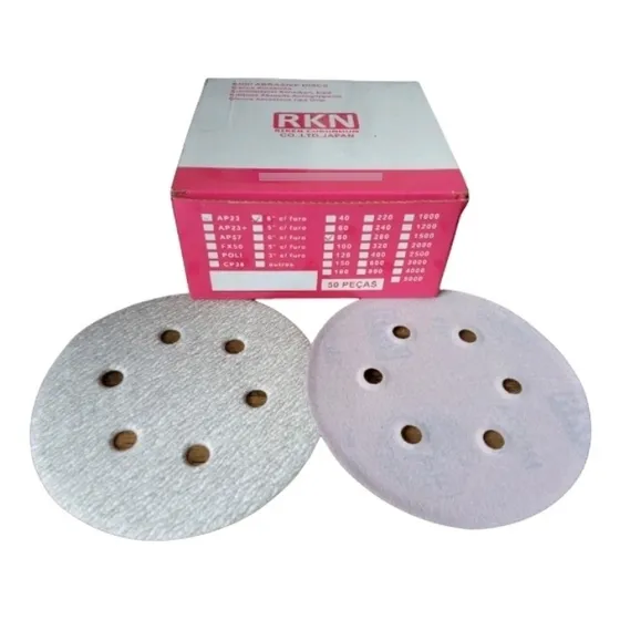 Disco De Lixa Riken Ap23 Papel 50 Unidades Grão 80