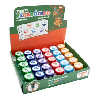 Kit 18 Carimbo Stamp Professor Pedagógico Encaixe Lápis Kit 18 Carimbo Stamp Professor Pedagógico Encaixe Lápis