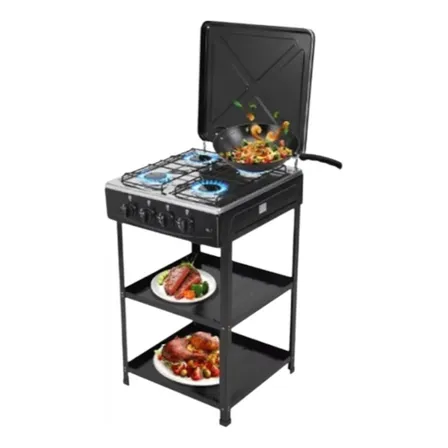 Cocina A Gas De Sobremesa 4 Quemadores Con Patas