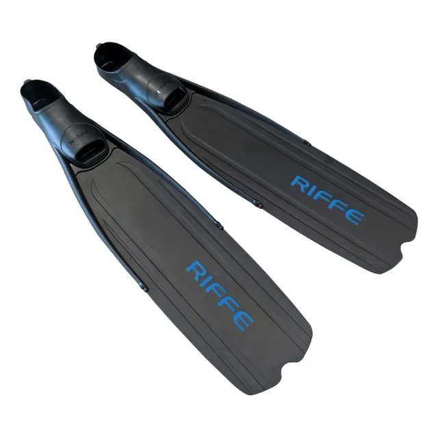 Descensor Riffe Aletas De Hoja Larga - Negro - 42 43 (8-9)