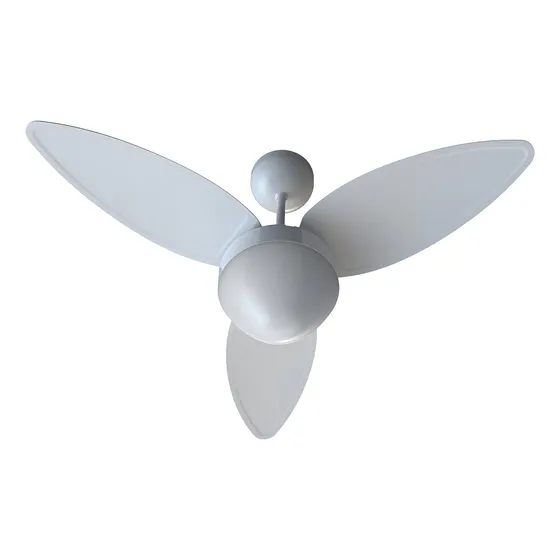 Ventilador Teto Aires Branco 3 Pás Controle Remoto Luminária Silencioso Inverter Ventisol