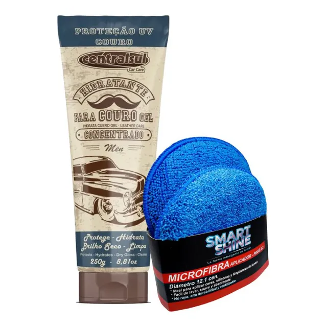 Kit Gel Hidratante De Cuero Centralsul 250gr + Aplicador En 