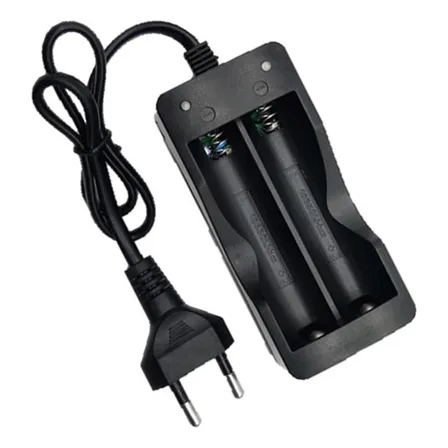 Cargador Doble 18650 Baterias 3.7v Recargables + Cable.