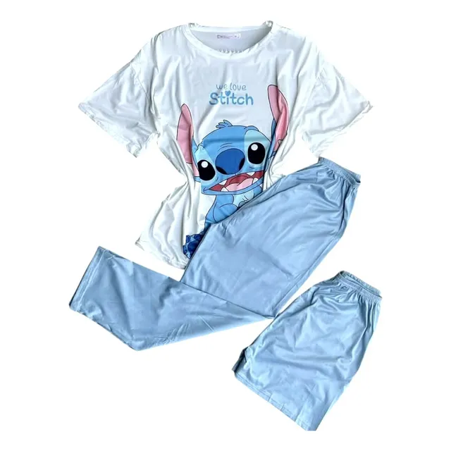 Pijama Para Dama 2en1 Short + Pantalón
