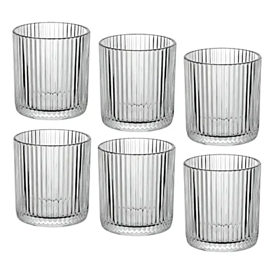 Jg. Copos Para Whisky Graffiato 6 Peças 320ml - Hauskraft