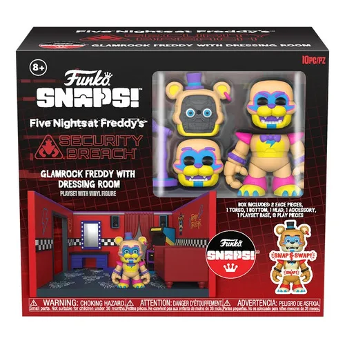Funko Snaps Glamrock Freddy W/ Dressing Room Fnaf