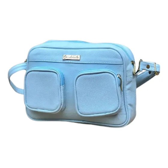 Bolso Estilo Bandolero 100 % Cuero Para Dama