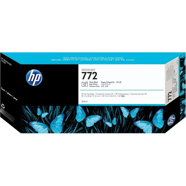 Tinta Hp Desingjet 772 300ml Photo Black Original