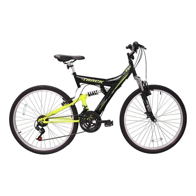 Bicicleta Mountain Bike Tk3 Track Tb 100xs R26 Tamanho Do Uadro 18 - Preto/verde Bicicleta Mountain Bike Tk3 Track Tb 100xs R26 Tamanho Do Uadro 18 - Preto/verde