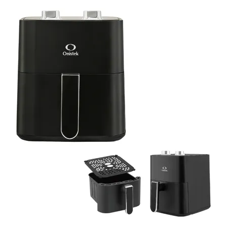 Fritadeira Elétrica Air Fry Elgin 3,5 Litros Knob Duplo Preto-220v 220v
