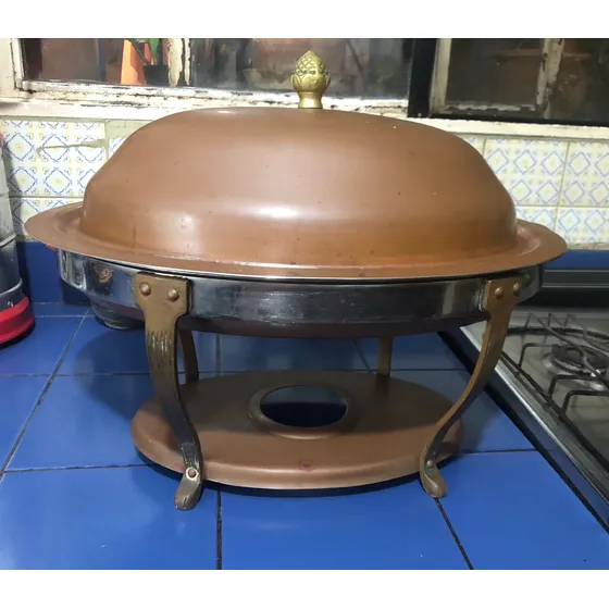 Chafindish De Cobre Ovalado, Usado