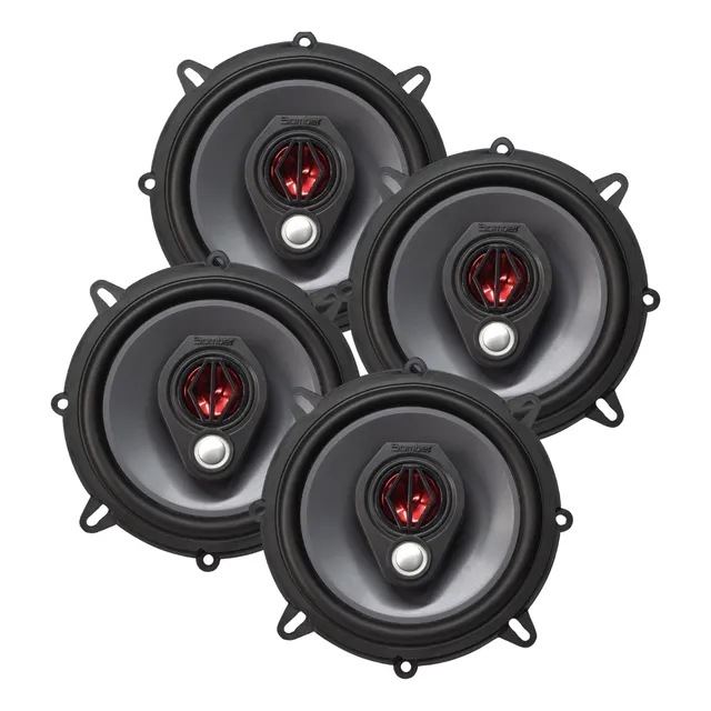 Kit 4 Alto Falante Renault Sandero 5 Pol Bomber Bbr 200w Rms