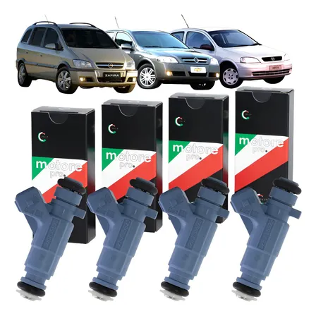 4x Bico Injetor Chevrolet Astra 1.8 2.0 Zafira 2.0 Gasolina 12v